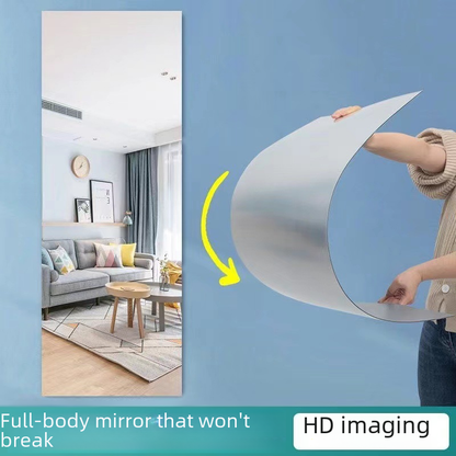 Self-Adhesive Acrylic Full-Length Wall Mirror for DIY