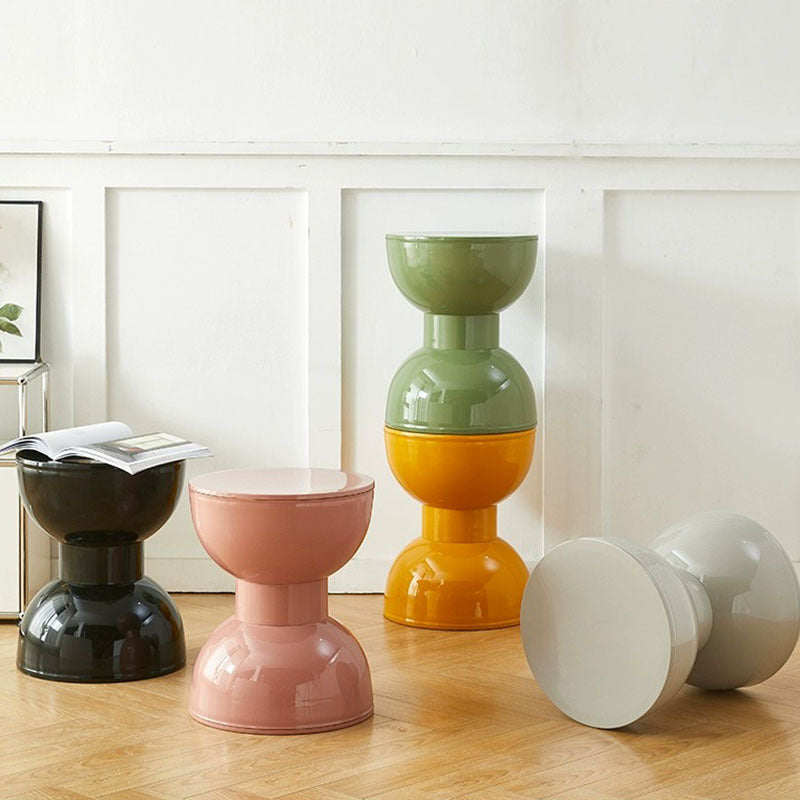 Nordic Style Creative Plastic Stool for Small Spaces