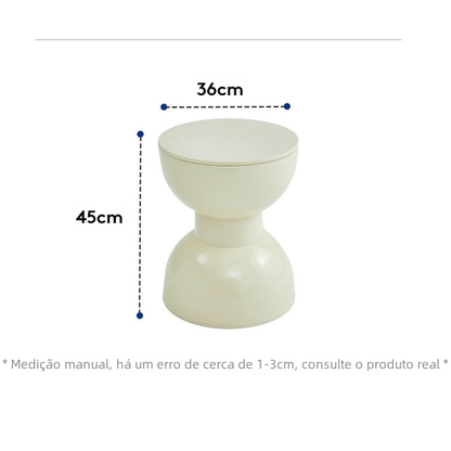 Nordic Style Creative Plastic Stool for Small Spaces