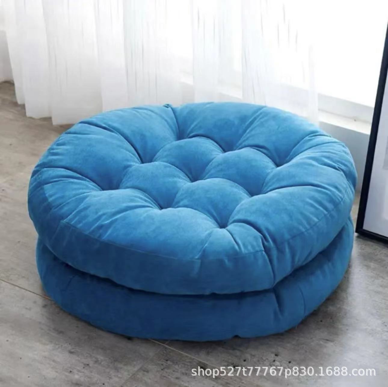 Japanese Minimalist Corduroy Tatami Cushion Seat Pad