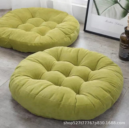 Japanese Minimalist Corduroy Tatami Cushion Seat Pad