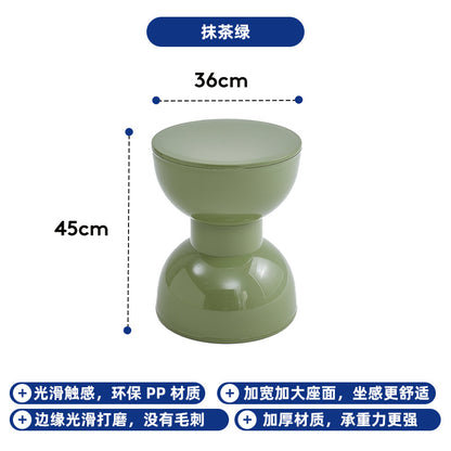 Nordic Style Creative Plastic Stool for Small Spaces