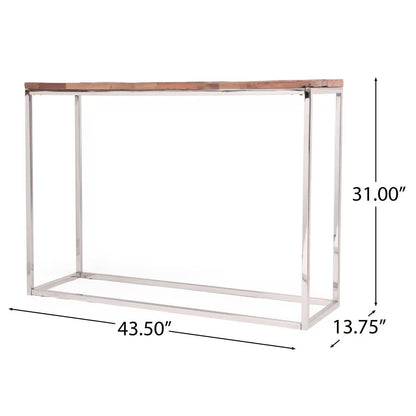 Artisan Wood Console Table