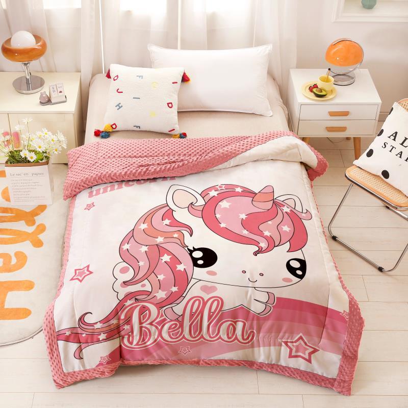 Cartoon Children's Doudou Blanket for Infants and Toddlers