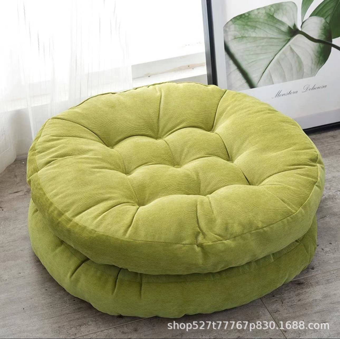 Japanese Minimalist Corduroy Tatami Cushion Seat Pad