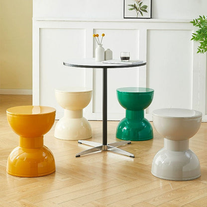 Nordic Style Creative Plastic Stool for Small Spaces