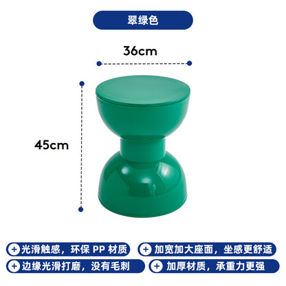 Nordic Style Creative Plastic Stool for Small Spaces
