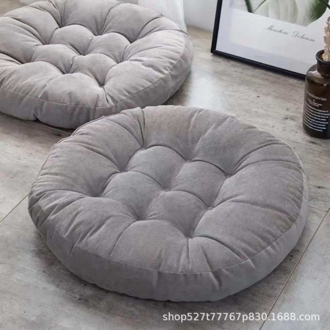 Japanese Minimalist Corduroy Tatami Cushion Seat Pad