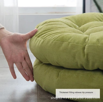 Japanese Minimalist Corduroy Tatami Cushion Seat Pad