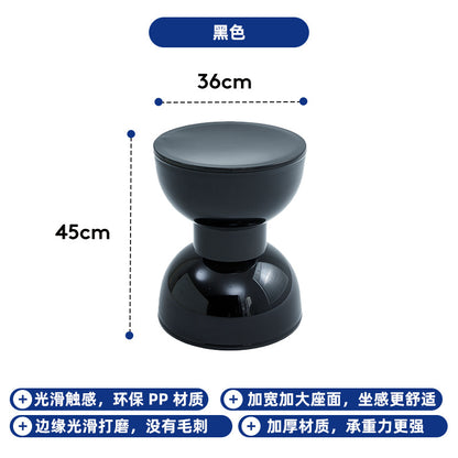 Nordic Style Creative Plastic Stool for Small Spaces